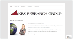 Desktop Screenshot of kesresearchgroup.com