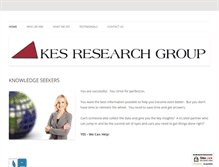 Tablet Screenshot of kesresearchgroup.com